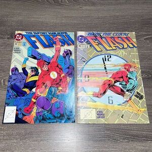 VINTAGE 1993 FLASH DC COMICS #82 #83 Bundle Of 2ea
